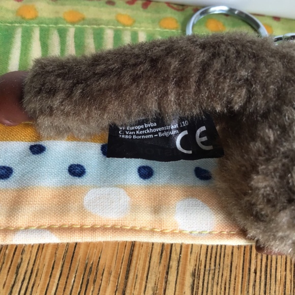 Kipling Gorilla Key Chain Ring Kristof NWOT Handbag Purse Charm - Picture 4 of 10